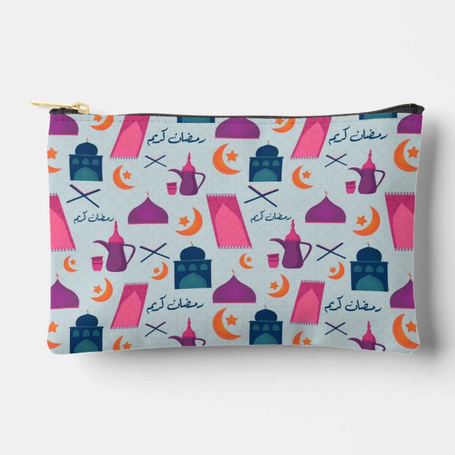 Pochette À Accessoires Conception festive de Ramadan islamique (Recto)
