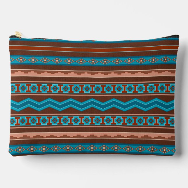 Pochette À Accessoires Conception géométrique de style sud-ouest de Camer (Recto)