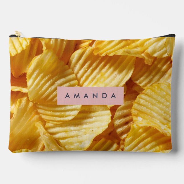 Pochette À Accessoires Conception personnalisée de chips croustillantes d (Recto)