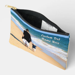 Pochette À Accessoires Concevez Votre Propre Photo et Texte Personnalisé