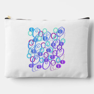 Pochette À Accessoires Confettis en forme de lettre "O"