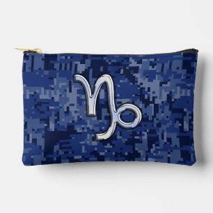 Pochette À Accessoires Connexion Zodiac Capricorne sur Camouflage numériq