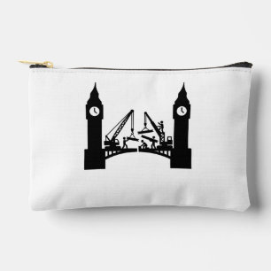 Pochette À Accessoires Construction épique d'un pont à tour horloge à Lon
