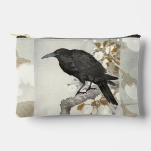 Pochette À Accessoires Corbeau Koson Oiseau Japonais Corneille