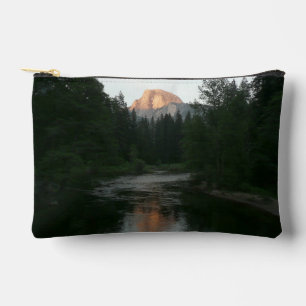 Pochette À Accessoires Coucher de soleil à moitié dôme dans le parc natio