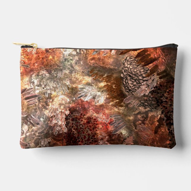 Pochette À Accessoires Couches de cristaux avec teinte rustique (Recto)