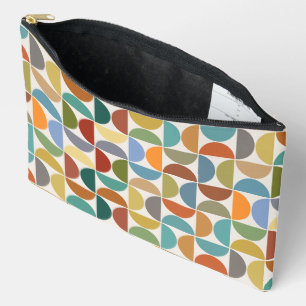 Pochette À Accessoires Couleur du Motif des cycles MCM sur la crème