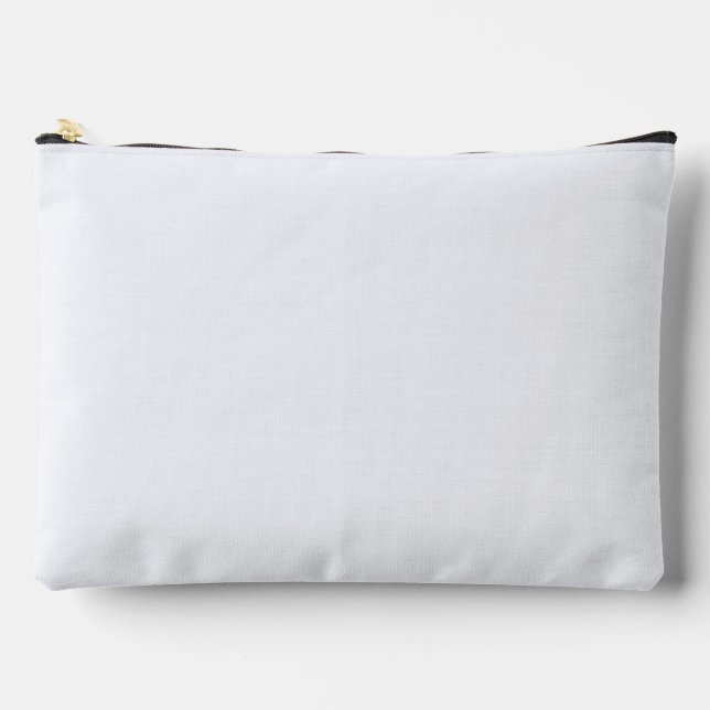 Pochette À Accessoires Couleur solide blanc Fantôme (Recto)