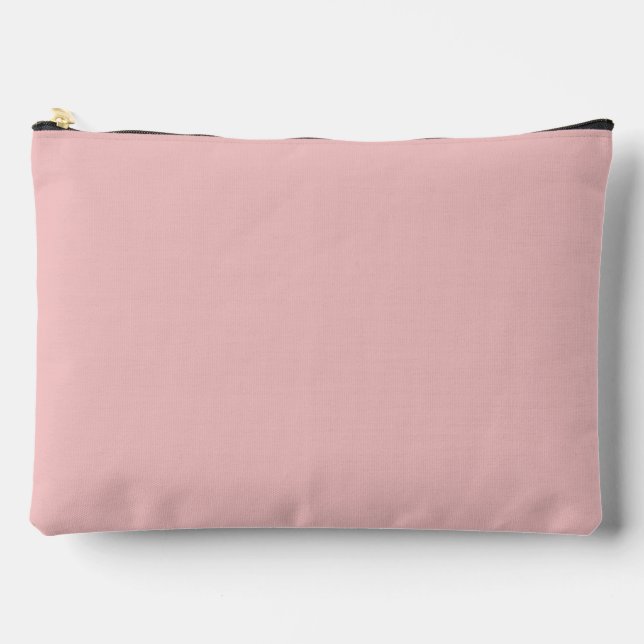 Pochette À Accessoires Couleur solide rose bébé (Recto)