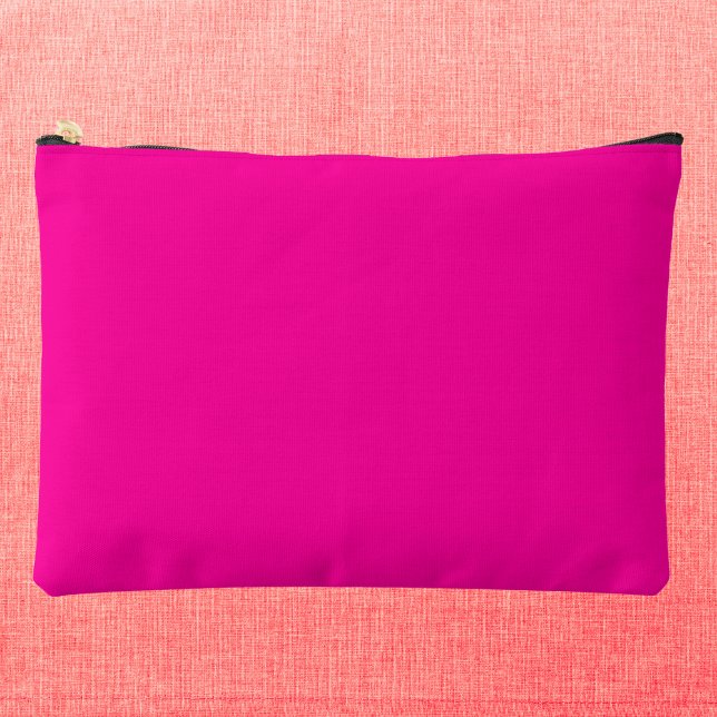 Pochette À Accessoires Couleur solide rose néon (Créateur téléchargé)