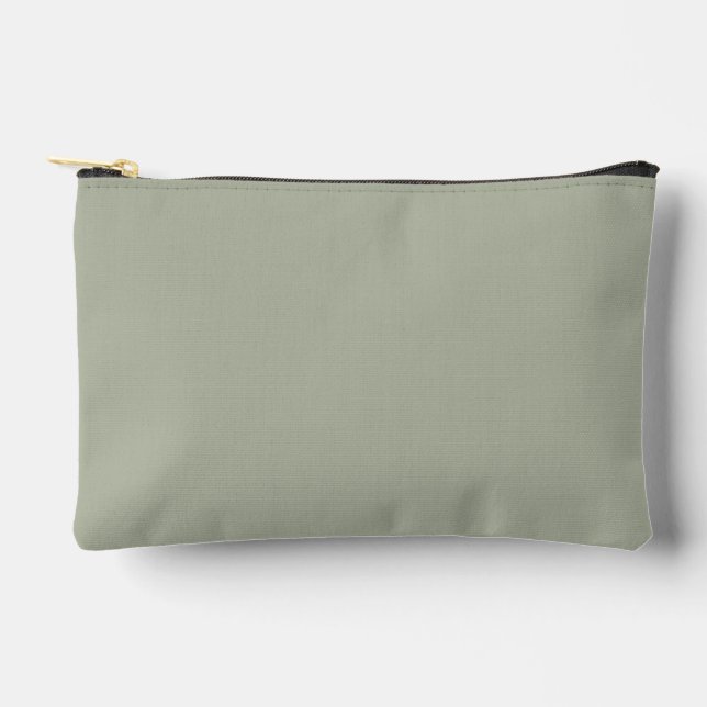 Pochette À Accessoires Couleur solide Saybrook Sage (Recto)