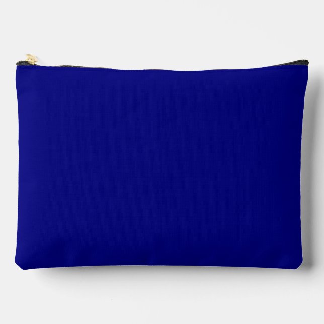 Pochette À Accessoires Couleur uni bleu marine (Recto)