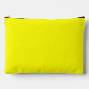 Pochette À Accessoires Couleur uni jaune néon