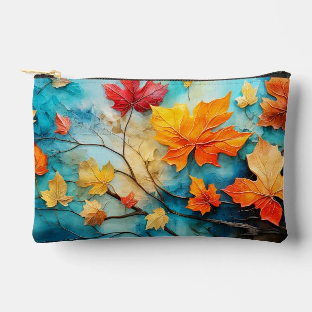 Pochette À Accessoires Couleurs D'Automne (Recto)