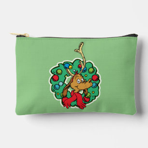 Pochette À Accessoires Couronne de Noël de Grinch Max