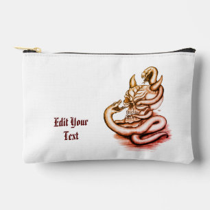 Pochette À Accessoires Crâne - Tête diabolique avec serpent
