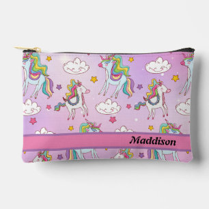 Pochette À Accessoires Crayon de Motif unicorne mou