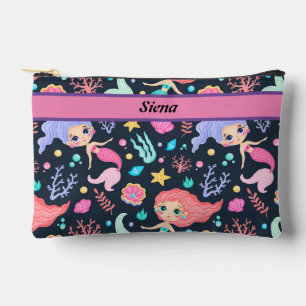 Pochette À Accessoires Crayon Motif mignonne sirène et articles de toilet