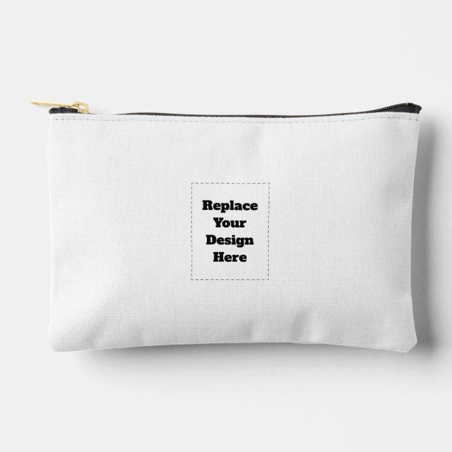 Pochette À Accessoires Créez votre propre blanc  (Recto)