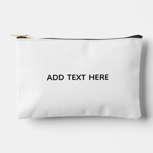 Pochette À Accessoires Créez votre propre blanc  (Recto)