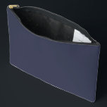 Pochette À Accessoires Créez votre propre bleu gris foncé personnalisé<br><div class="desc">Faites-le vous-même avec ce modèle personnalisable gris foncé. Ajoutez votre propre texte,  photo ou oeuvre d'art pour créer un cadeau personnalisé idéal pour les anniversaires,  les mariages,  les anniversaires ou toute occasion. Elégant,  polyvalent et intemporel dans le bleu gris foncé classique.</div>