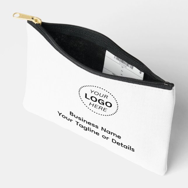 Pochette À Accessoires Créez Votre Propre Logo Ou Détails De Nom D'Entrep (Ouvrir)