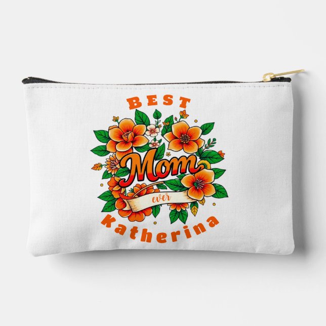 Pochette À Accessoires Créez votre propre Meilleure Maman (Verso)