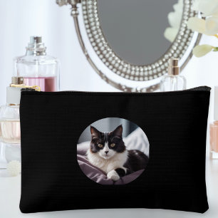 Pochette À Accessoires Créez Votre Propre Photo de Chat de Compagnie Élég