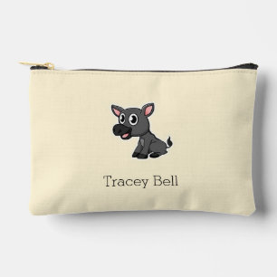 Pochette À Accessoires Crème d'âne gris mignonne