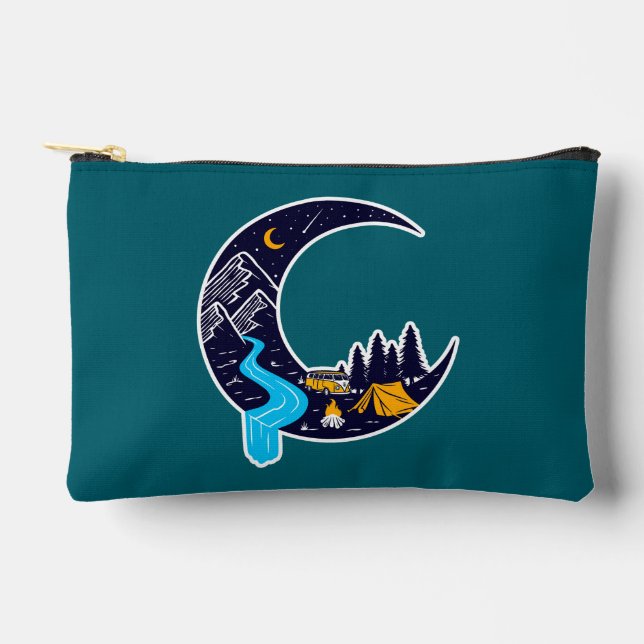 Pochette À Accessoires Crescent Moon Adventure Camping (Recto)