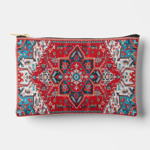 Pochette À Accessoires Crimson Heirloom : Patrimoine marocain Rug Art