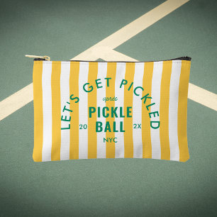 Pochette À Accessoires Cueillons des Cornichons Après Pickle Ball Rayure