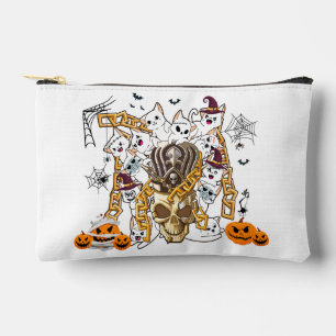 Pochette À Accessoires Cute et drôle Éffrayant Malin Chats
