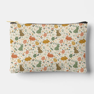 Pochette À Accessoires Cute Hand Drawn Spring Bunnies Accessory Pouch