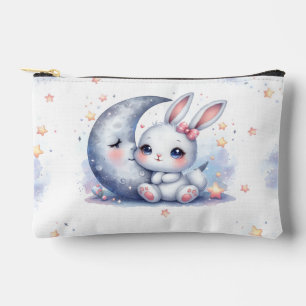 Pochette À Accessoires Cute lapin et le coque de crayon de lune