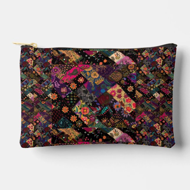 Pochette À Accessoires Cute Moderne Floral Amusant Boho Design (Recto)