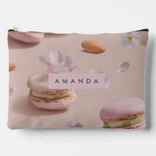 Pochette À Accessoires Cute personnalisée Pastel Macaron Fleur aux amande