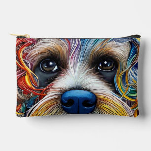 Pochette À Accessoires Cute Pop Art Terrier