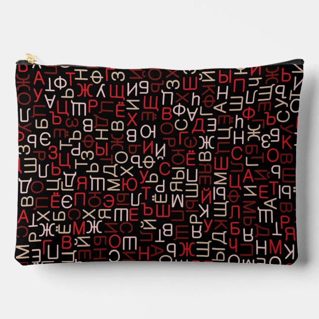 Pochette À Accessoires cyrillique (Recto)