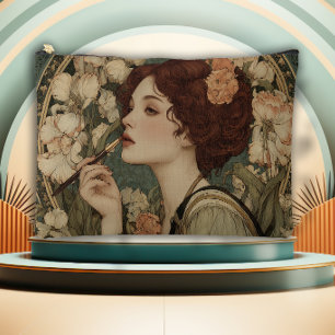 Pochette À Accessoires Dame des Lys Art Nouveau