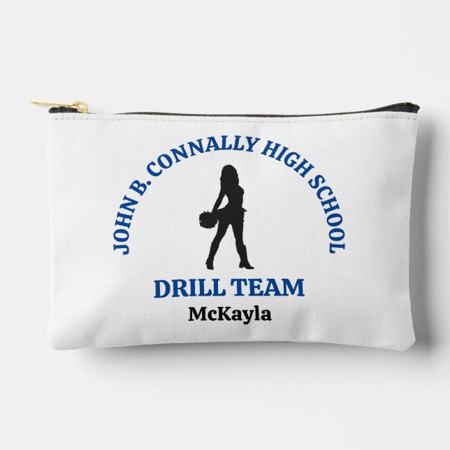 Pochette À Accessoires Danseuse de l'équipe de drill de l'école secondair (Recto)