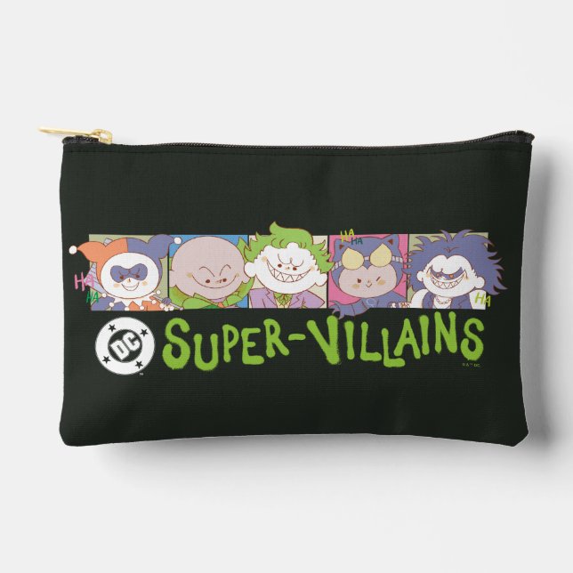 Pochette À Accessoires DC Super-Villains Cartoon Lineup (Recto)