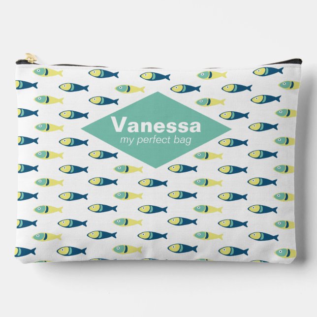 Pochette À Accessoires De mignons petits poissons. (Recto)