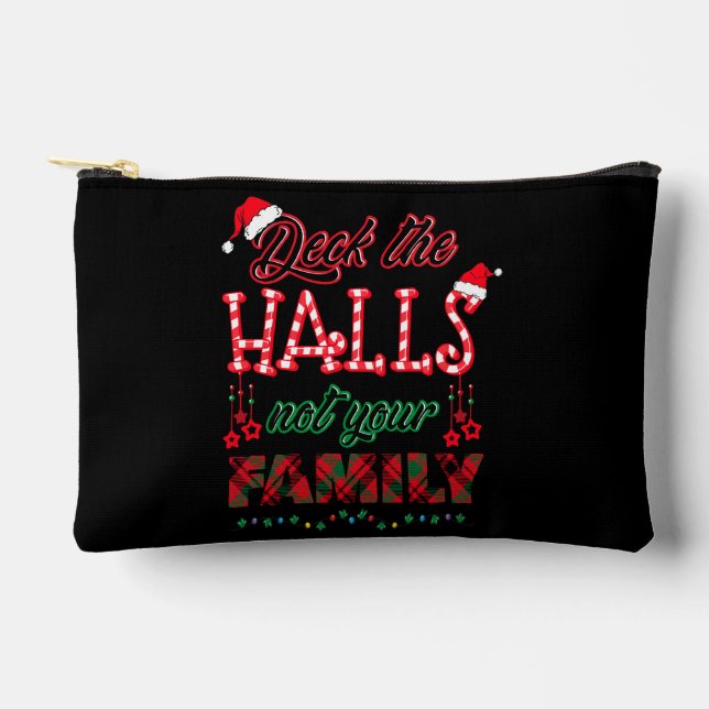 Pochette À Accessoires Deck Les Halls Pas Votre Famille (Recto)