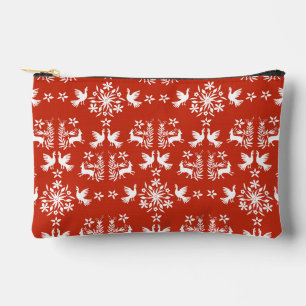 Pochette À Accessoires Décor mexicain Otomi
