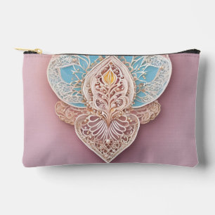 Pochette À Accessoires Dégradés rose et bleu bébé en art IA