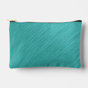 Pochette À Accessoires Délice Turquoise Brossé
