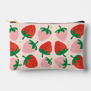 Pochette À Accessoires Délices Sucrés de Baies  Rose Tendre