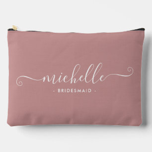 Pochette À Accessoires Demoiselle d'honneur chic minimaliste champignon p
