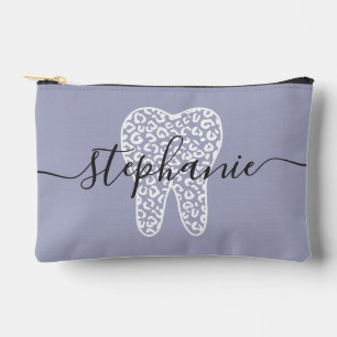 Pochette À Accessoires Dentiste personnalisé Équipe Imprimé léopard Dent
